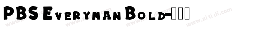 PBS Everyman Bold字体转换